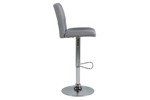 Chaise bar-Sylvia-66268-Tissu gris clair-pied chrome-03-Actona