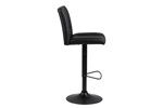 Chaise bar-Sylvia-71915-PU noir-pied noir-03-Actona