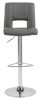 Chaise bar-Sylvia-79920-PU gris-pied chrome-02-Actona