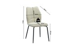 Chaise-9200-1-ecru-Lara-mesure-Rousseau