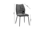 Chaise-9200-3-gris-Lara-mesure-Rousseau