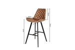 Chaise-Alicante-5620-cognac-Rousseau-4
