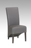 Chaise-Anthony-PU-gris-Dullaert
