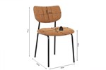 Chaise-Antura-orange-9040-6-dimensions-Rousseau