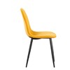 Chaise-Boy-9090-4-velours-jaune-pieds-noirs-04-Rousseau