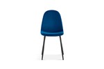 Chaise-Boy-9090-7-velours-bleu-fonce-front-Rousseau