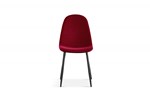 Chaise-Boy-9090-8-velours-rouge-fonce-front-Rousseau
