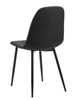 Chaise-Celia-fabric-black-70-pieds-metal-back-Actona