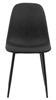 Chaise-Celia-fabric-black-70-pieds-metal-front-Actona