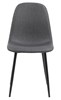 Chaise-Celia-fabric-dark-grey-29-pieds-metal-front-Actona