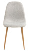 Chaise-Celia-nesia-fabric-light-grey-5-pieds-bois-front-Actona