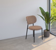 Chaise-Edison-tissu-mokka-FLAIR-Crack-Home