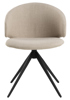 Chaise-Ella-tissu-beige-front-Actona