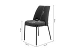 Chaise-Ella-tissu-gris-pieds-metal-9030-3-dimensions-Rousseau