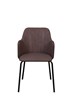 Chaise-Flo-simili-cuir-taupe-K028-PRU05-front-Evan