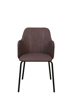 Chaise-Flo-simili-cuir-taupe-K028-PRU05-front-Evan