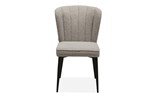 Chaise-Fourty-tissu-touch-toffee-beige-front-Maxfurn