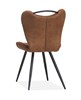 Chaise-Gibson-tissu-Luxor-cognac-back-Maxfurn