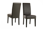 Chaise-Isidore-simili-cuir-gris-fonce-Bauwens-GBO