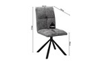 Chaise-Jack-gris-fonce-9495-4-dimensions-Rousseau