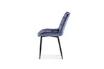 Chaise-Juta-9005-verlours-gris-fonce-side-Rousseau
