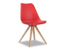 Chaise-Lady-9606-6-simili-cuir-rouge-Rousseau