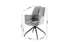 Chaise-Lamor-gris-9185-3-dimensions-Rousseau