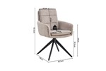 Chaise-Lisold-gris-clair-9195-2-dimensions-Rousseau