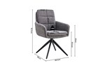 Chaise-Lisold-gris-fonce-9195-3-dimensions-Rousseau