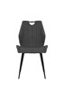 Chaise-Loft-tissu-dark-grey-K028-MPK04-front-Evan