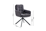 Chaise-Luna-gris-9190-13-dimensions-Rousseau