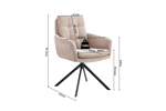 Chaise-Luna-sable-9190-12-dimensions-Rousseau