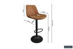 Chaise-Madrid-5570-cognac-Rousseau-4