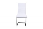 Chaise-Mauro-DC-2012-1-simili-cuir-blanc-front-Poldimar