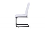 Chaise-Mauro-DC-2012-1-simili-cuir-blanc-profil-Poldimar