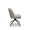 Chaise-Mira-tissu-barrel-beige-side-Crack-Home