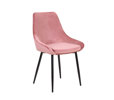 Chaise-Mirano-9611-7-velours-rose-Rousseau
