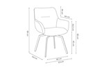 Chaise-Modest-9400-dimensions-Rousseau