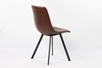 Chaise-Oslo-9085-1-simili-cuir-brun-back-Rousseau