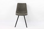 Chaise-Oslo-9085-3-simili-cuir-gris-front-Rousseau