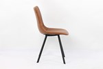 Chaise-Oslo-9085-5-simili-cuir-cognac-side-Rousseau
