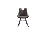 Chaise-Pablo-9105-8-simili-cuir-gris-fonce-front-Rousseau