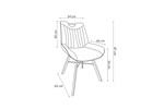 Chaise-Pablo-9105-8-simili-cuir-gris-fonce-schema-Rousseau