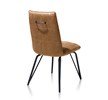 Chaise-Rocky-poignee-Bella-tissu-brun-cognac-pieds-metal-noir-36716COG-back-Habufa