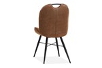 Chaise-Shelton-tissu-Luxor-cognac-back-Maxfurn