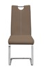Chaise-Sofia-9601-1-simili-cuir-brun-cappuccino-pied-chrome-03-Rousseau