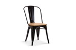 Chaise-Victoria-9622-Rousseau-metal-zwart-iepenhout-clair-fron-Rousseau