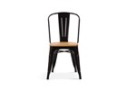 Chaise-Victoria-9622-Rousseau-metal-zwart-iepenhout-clair-front-Rousseau