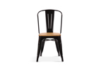 Chaise-Victoria-9622-Rousseau-metal-zwart-iepenhout-clair-front-Rousseau