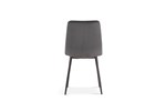 Chaise-Willis-9660-velours-gris-back-Rousseau